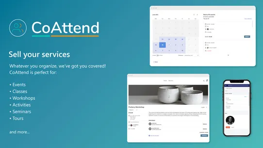 CoAttend ‑ Booking app screenshot