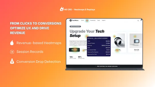 NS Revenue Heatmap &amp; Replay screenshot
