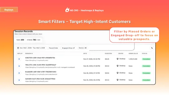 NS Revenue Heatmap &amp; Replay screenshot