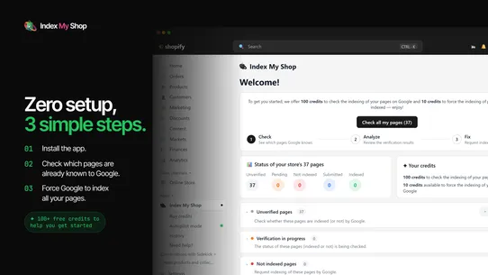 IndexMyShop (on Google) screenshot