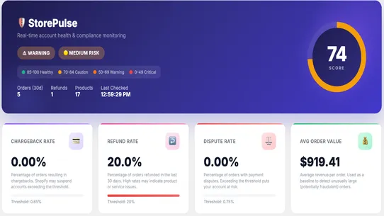 Store Pulse screenshot