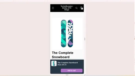 TechyBooster: Sticky ATC screenshot