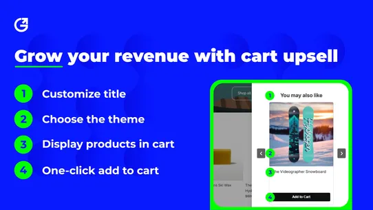 Growify Cart Upsell screenshot