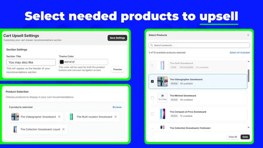 Growify Cart Upsell screenshot