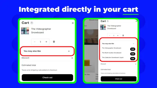 Growify Cart Upsell screenshot