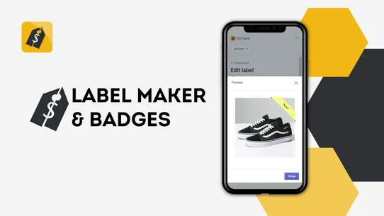 iSense Label Maker &amp; Badges screenshot