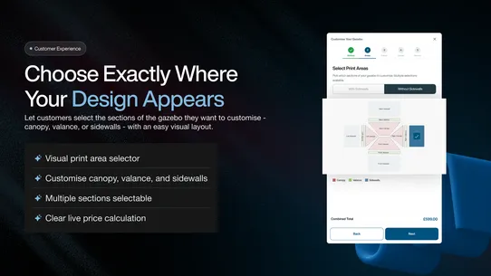 GazeboLab Product Configurator screenshot