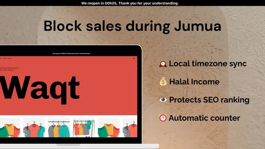 Waqt ‑ Jumu'ah Blocker screenshot