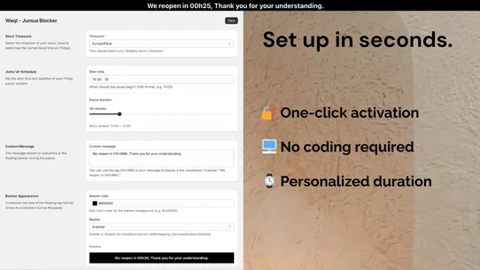 Waqt ‑ Jumu'ah Blocker screenshot