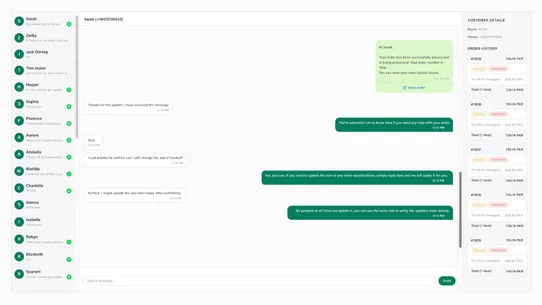 Pakora ‑ Whatsapp Automation screenshot