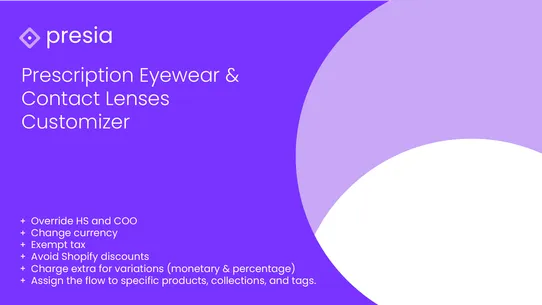 Presia: Prescription Eye Lens screenshot