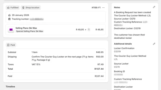 The Courier Guy Locker screenshot