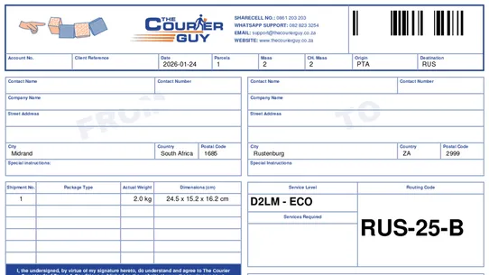 The Courier Guy Locker screenshot