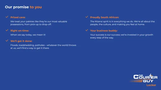 The Courier Guy Locker screenshot