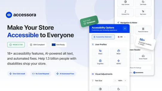 Accessora screenshot