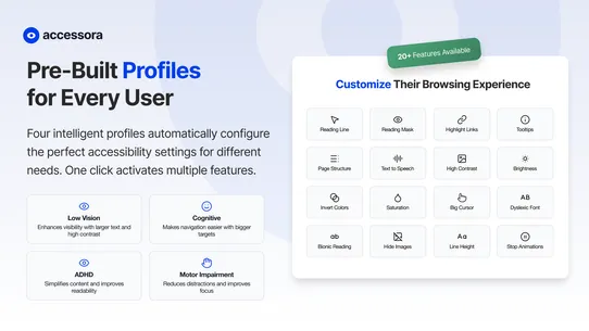 Accessora screenshot