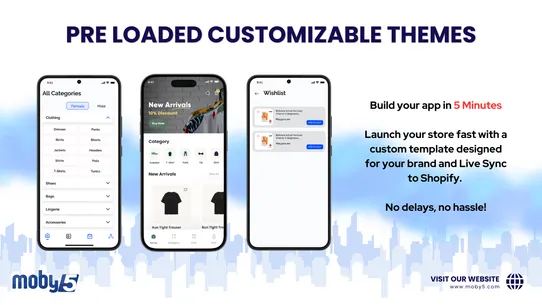 Moby5 ‑ Mobile App Builder screenshot
