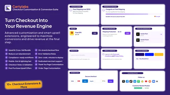 CartyLabs Checkout Customizer screenshot