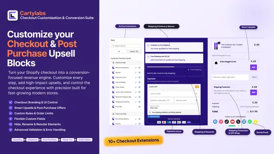 CartyLabs Checkout Customizer screenshot