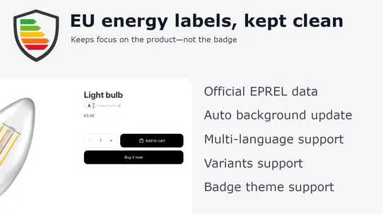 EPREL Label Suite screenshot