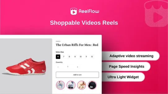 ReelFlow ‑ Shoppable Videos screenshot