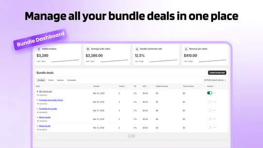 Spark Bundles App &amp; Upsells screenshot