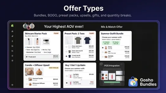 GoSho Bundles &amp; Upsells screenshot