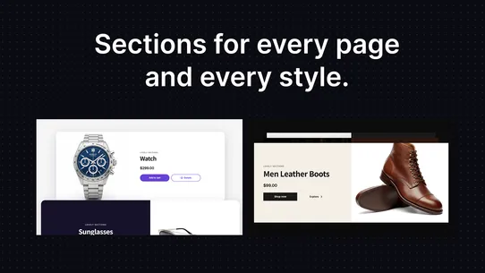 Lovely: Theme Sections screenshot