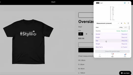 Stylii screenshot