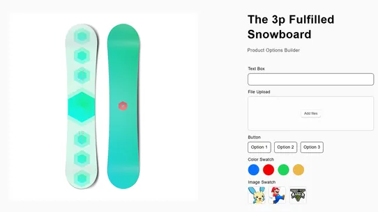 Product Options Builder ‑ POB screenshot