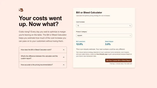 Bill or Bleed by Price Perfect screenshot
