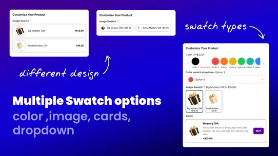 Advanced Product Options screenshot