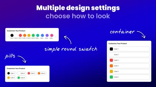 Advanced Product Options screenshot