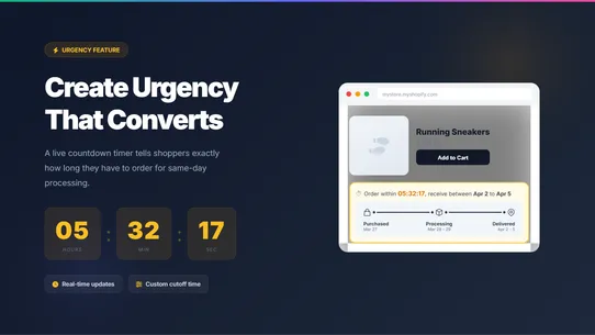 Estimated Delivery Date ‑ OCS screenshot