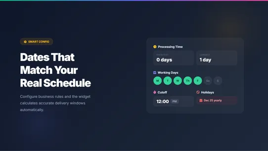 Estimated Delivery Date ‑ OCS screenshot