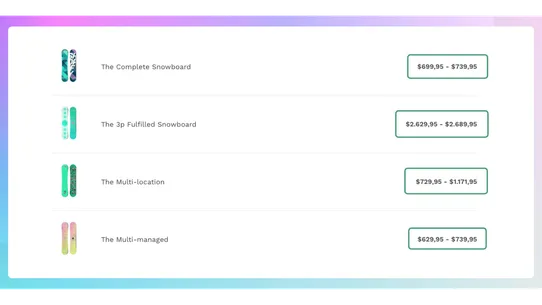 WebPanda | Price Intervals screenshot