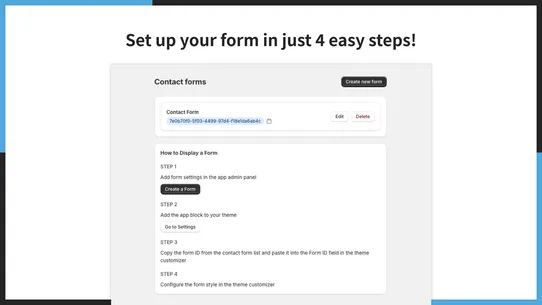 UR: Contact Form Builder screenshot