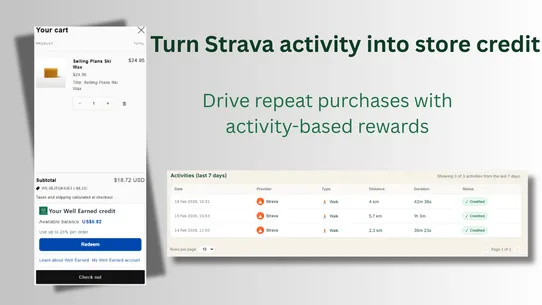 Well Earned: Fitness Rewards screenshot