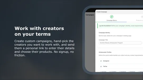 Sonar Seed Gifting &amp; Affiliate screenshot