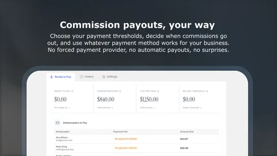 Sonar Seed Gifting &amp; Affiliate screenshot