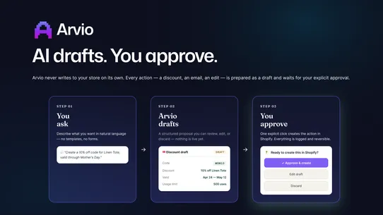 Arvio: AI Business Assistant screenshot