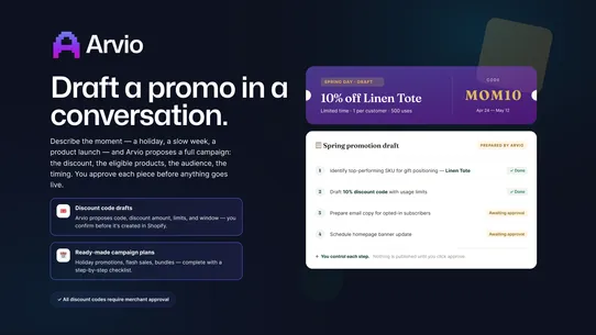 Arvio: AI Business Assistant screenshot