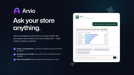 Arvio: AI Business Assistant screenshot