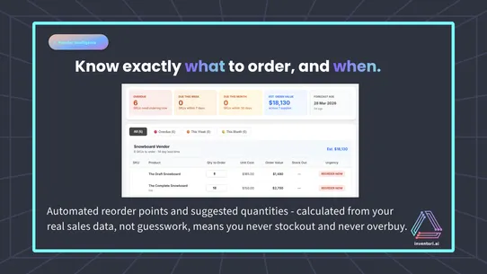 inventori: AI Stock Management screenshot