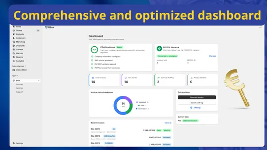 Bilox ‑ EU e‑invoicing ‑ VIDA screenshot