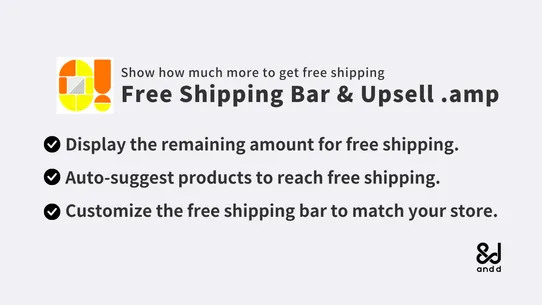 Free Shipping Bar &amp; Upsell.amp screenshot