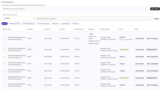 WZ Dropshipping screenshot