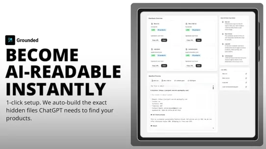 Grounded GEO: SEO for AI screenshot