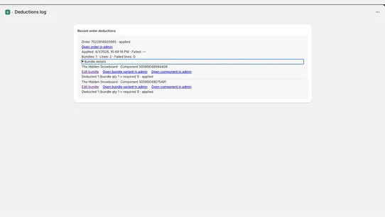 Bundle Sync screenshot