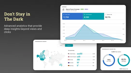 Attrac Popup, Announcement Bar screenshot